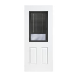 BS684IMBBL Smooth Fiberglass w/ Black Internal Blinds