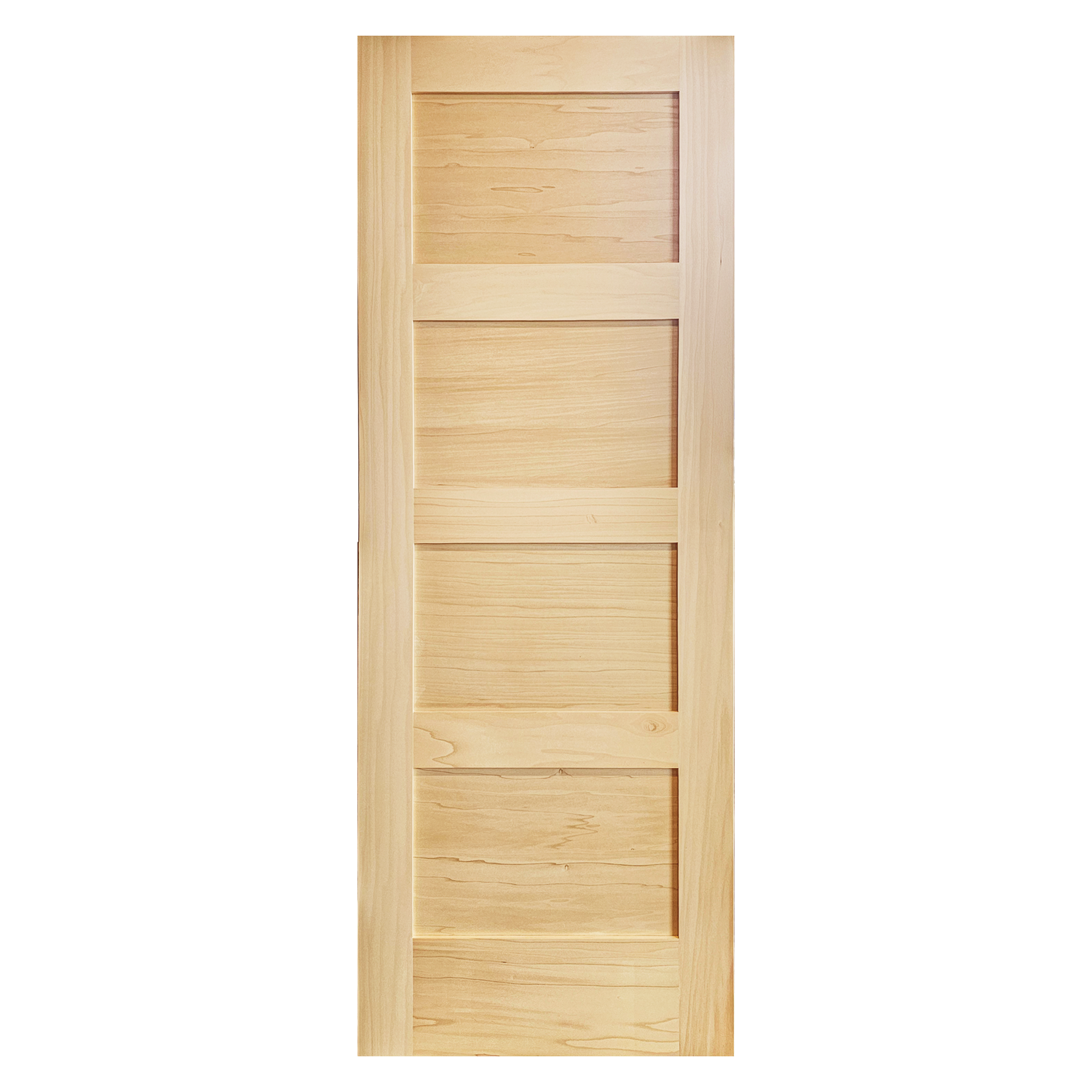 Poplar 4 Panel Flat Horizontal