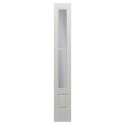 Alternative view of 8-0 Flush Glazed Brushed Smooth 4 Lite SDL Clear Low-E